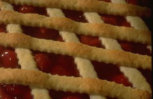 baking a cherry pie