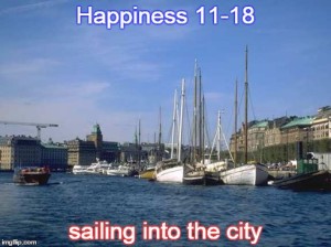 sailing into the city meme